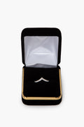 Joséphine Aigrette White Gold Diamond Wedding Band