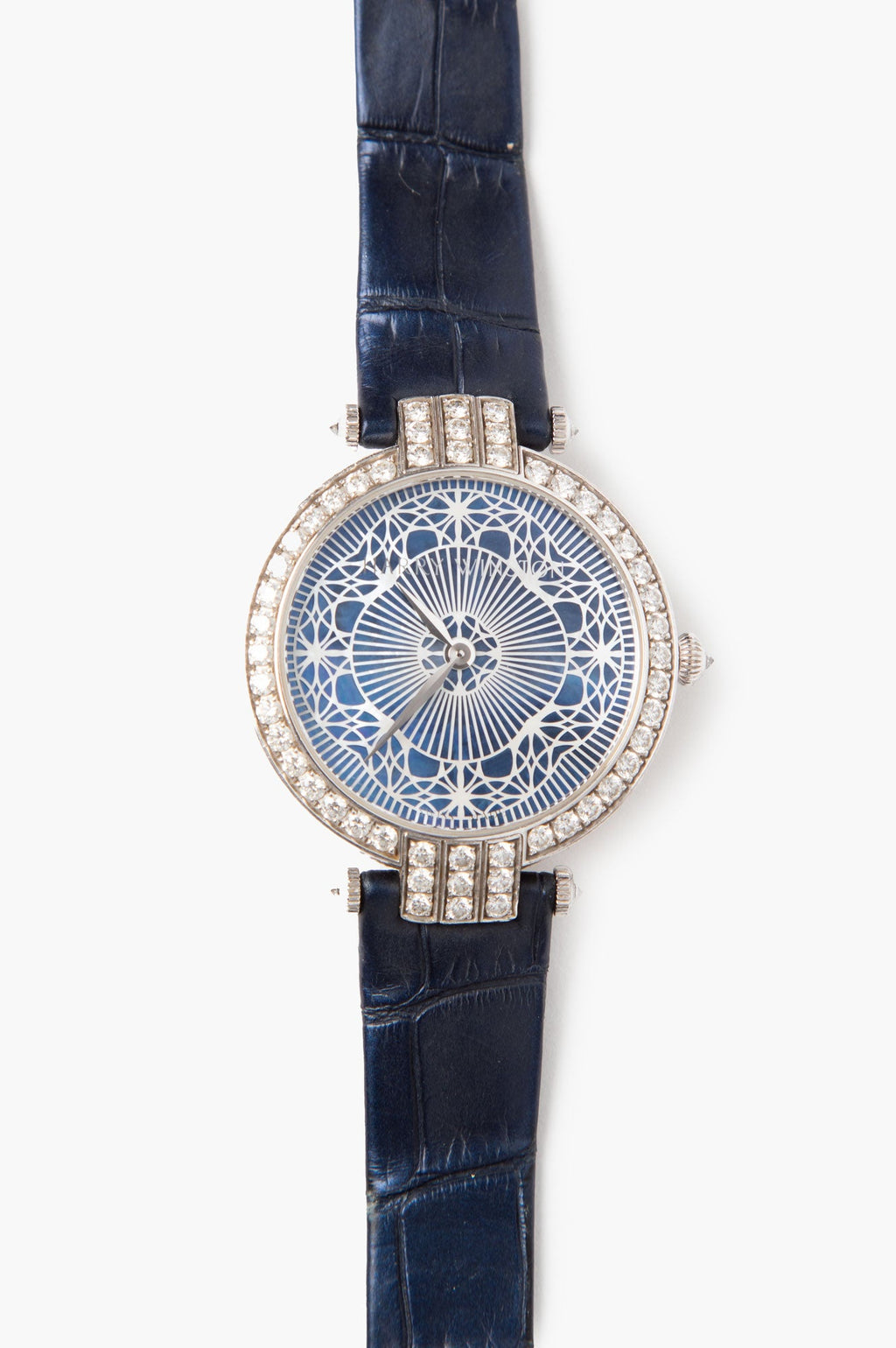 Harry Winston Blue Premier Pearly Lace Automatic 36mm Watch