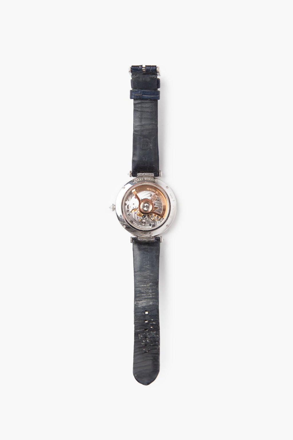 Harry Winston Blue Premier Pearly Lace Automatic 36mm Watch