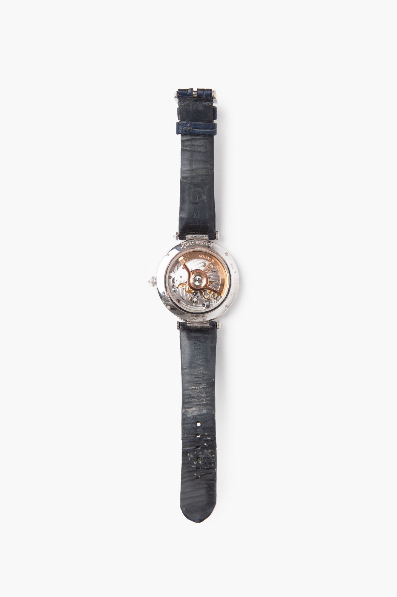 Harry Winston Blue Premier Pearly Lace Automatic 36mm Watch