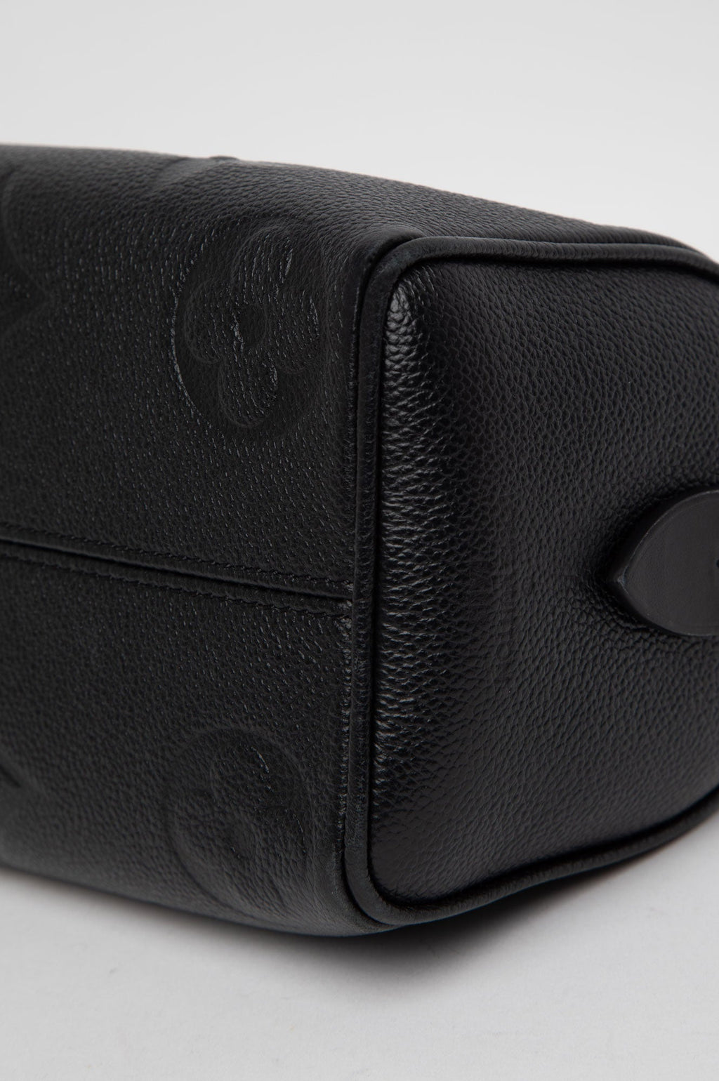 Louis Vuitton Black Monogram Empreinte Speedy 20 Bag