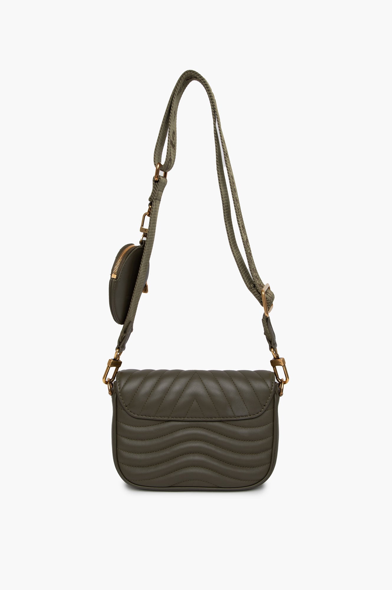 Louis Vuitton Small Green New Wave Multi Pochette Bag