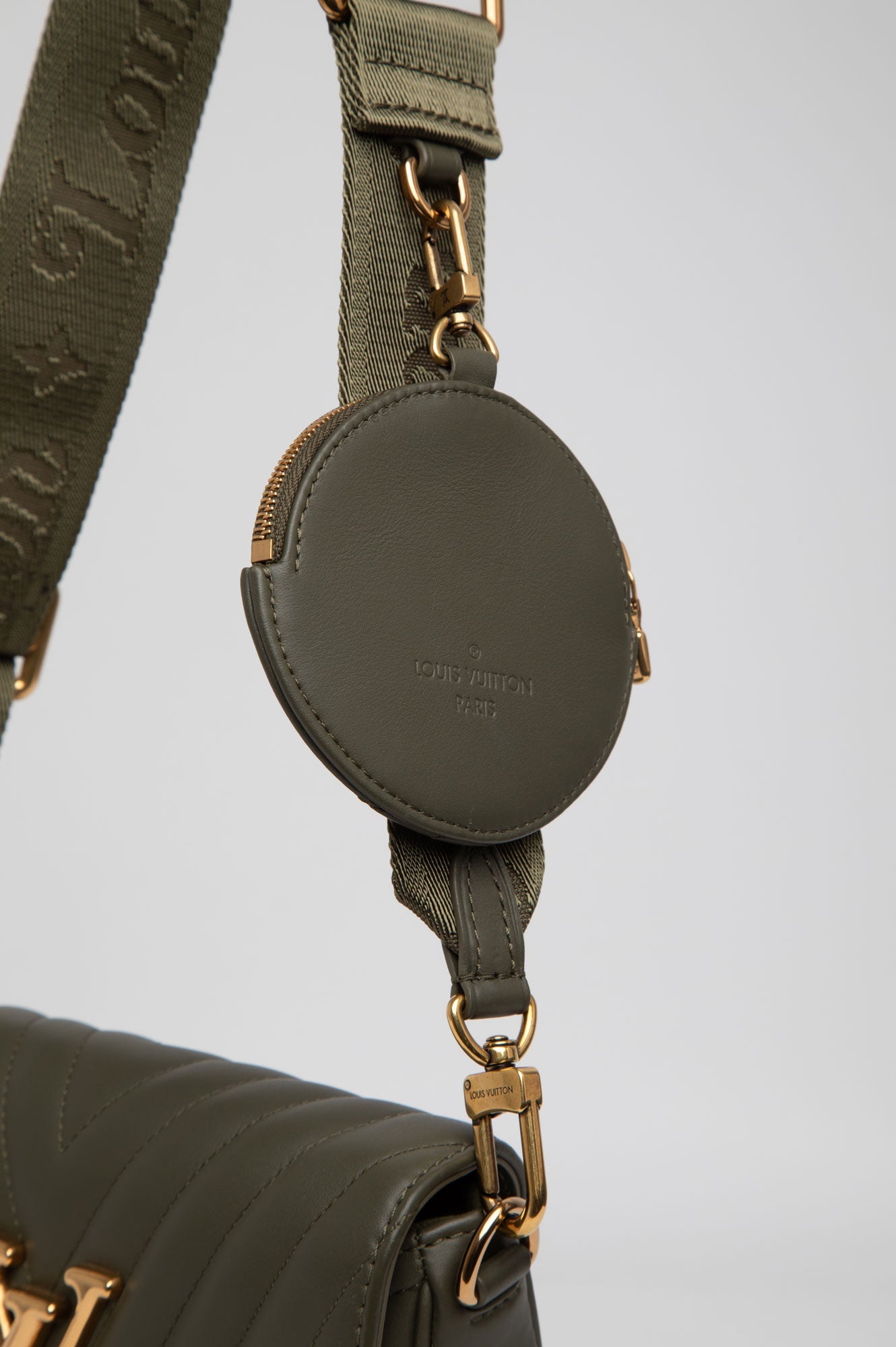 Louis Vuitton Small Green New Wave Multi Pochette Bag