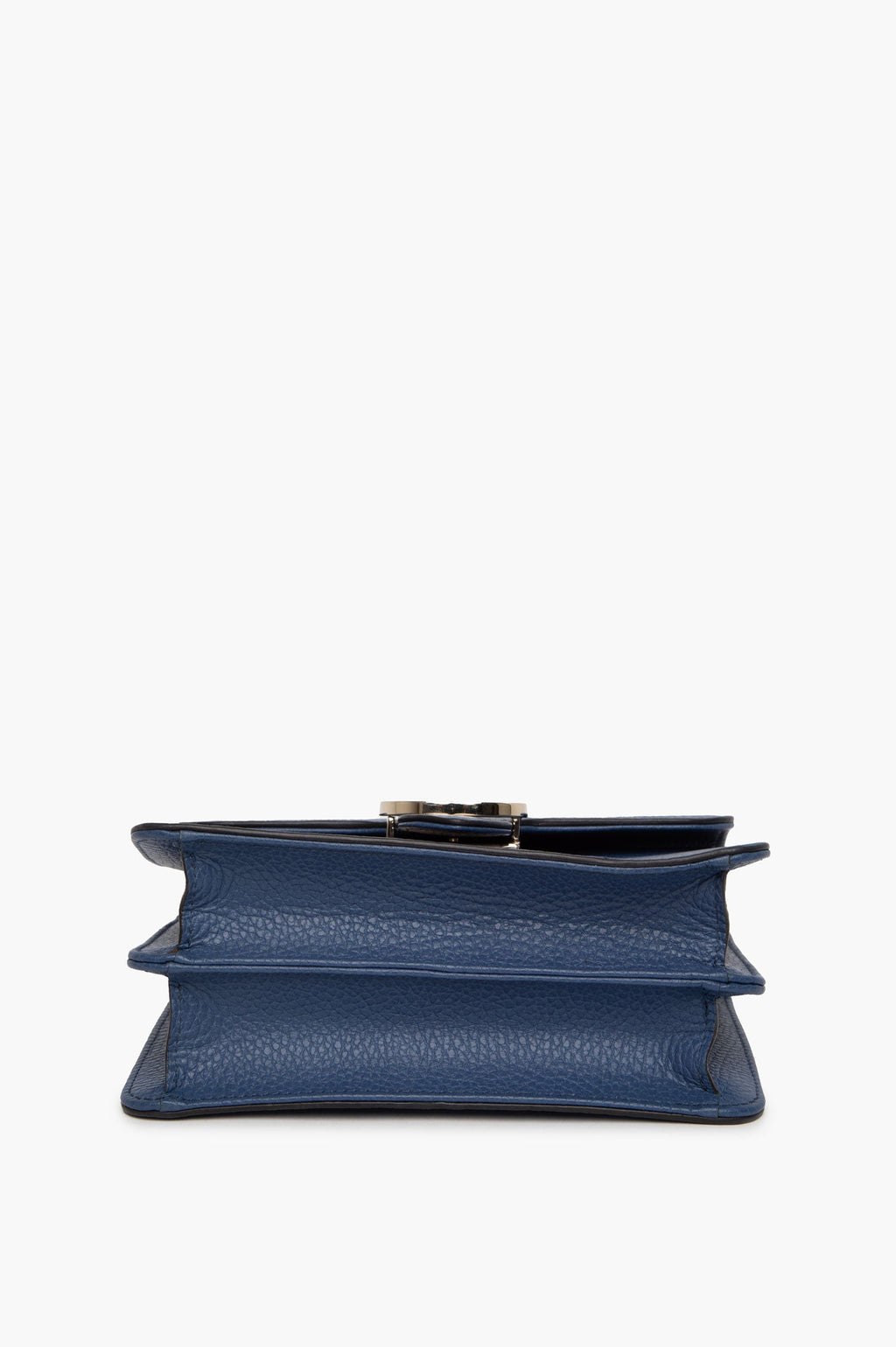 Gucci Blue Small Dollar Interlock GG Leather Bag