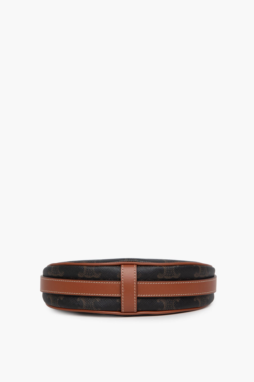 Celine Brown Triomphe Canvas Mini Ava Bag