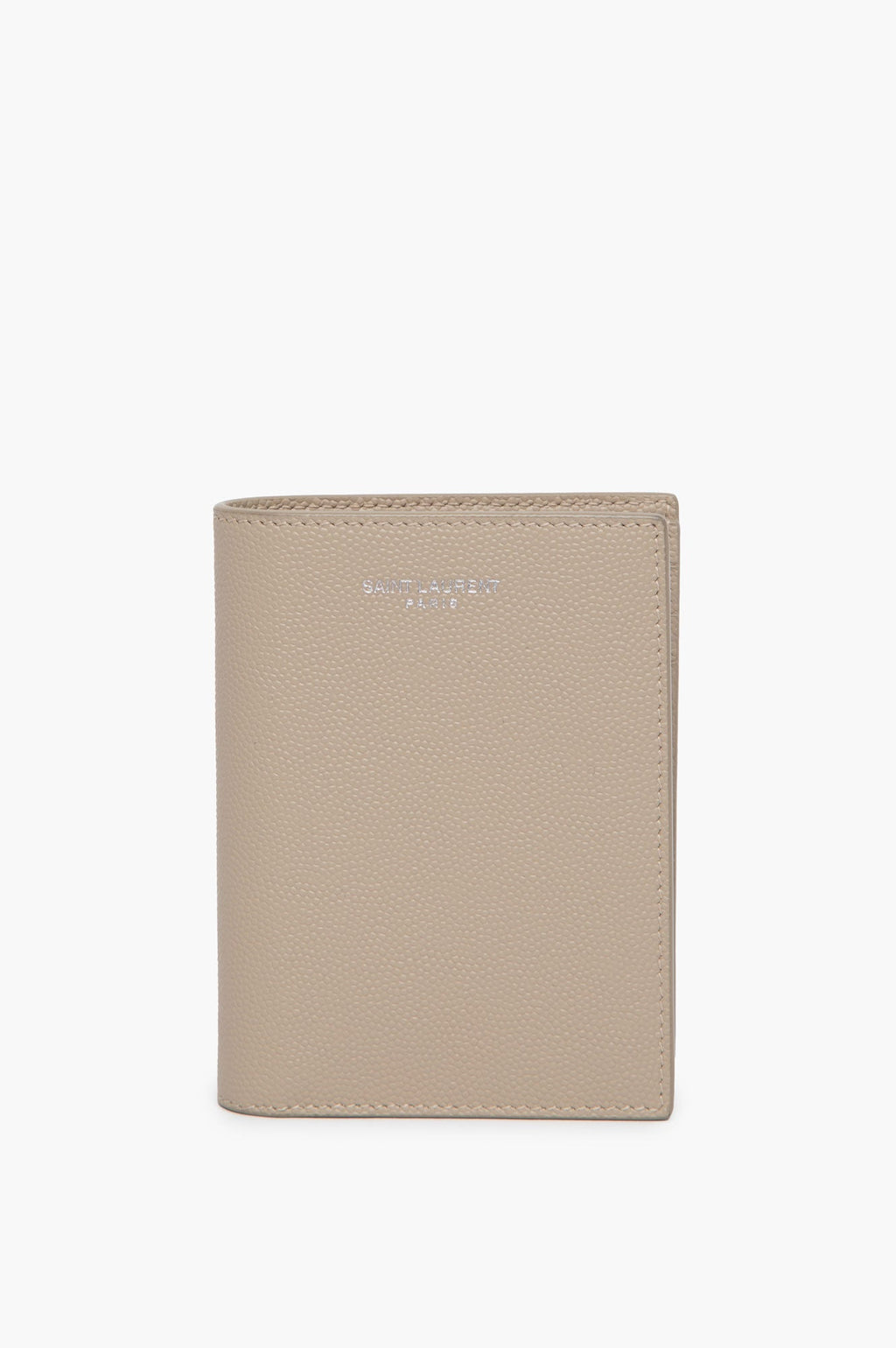 Saint Laurent Beige Bi-Fold Wallet