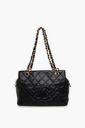 Chanel Black Petite Timeless Tote Shoulder Bag
