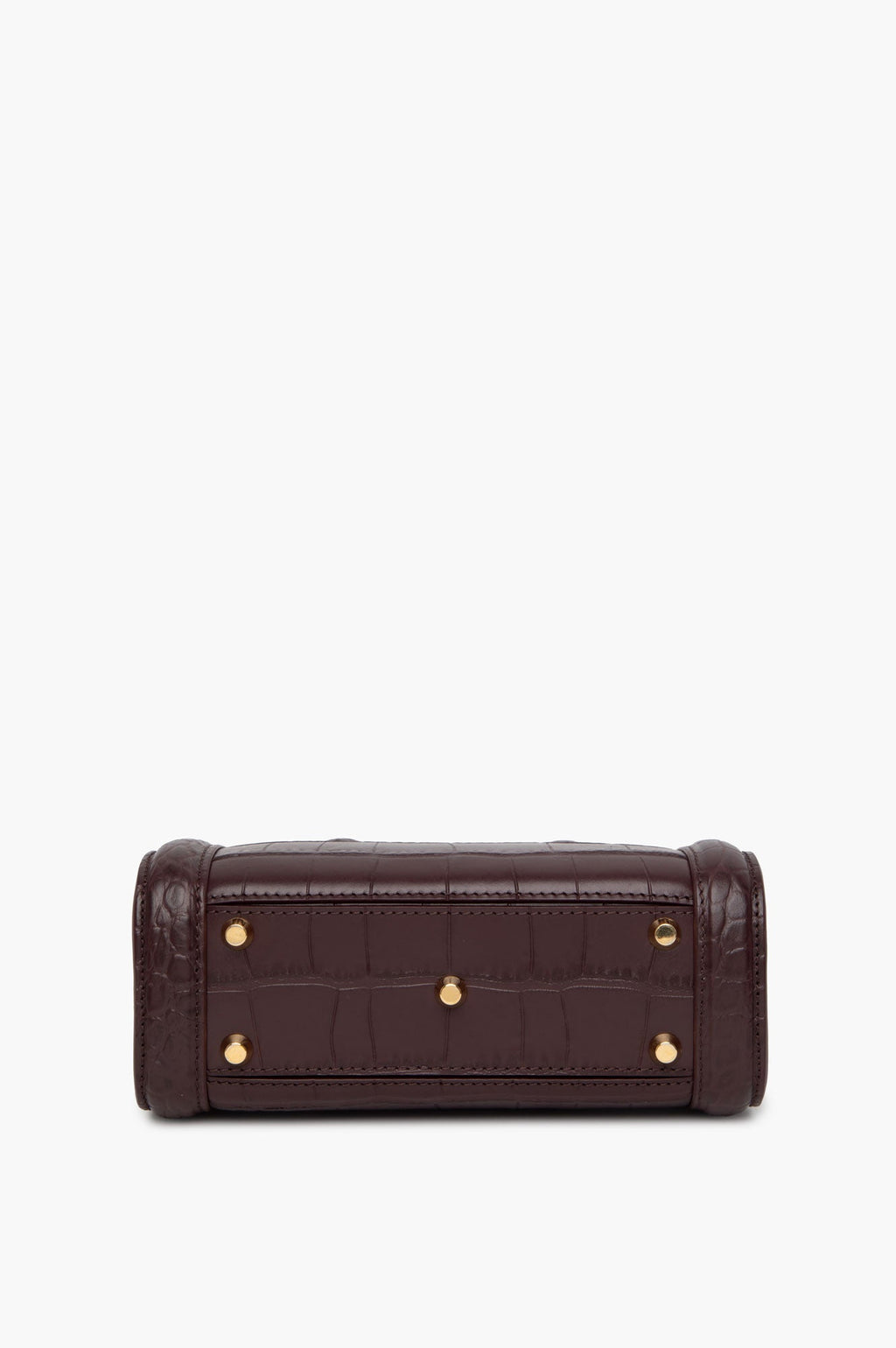 Alexander McQueen Burgundy Top Handle Bag