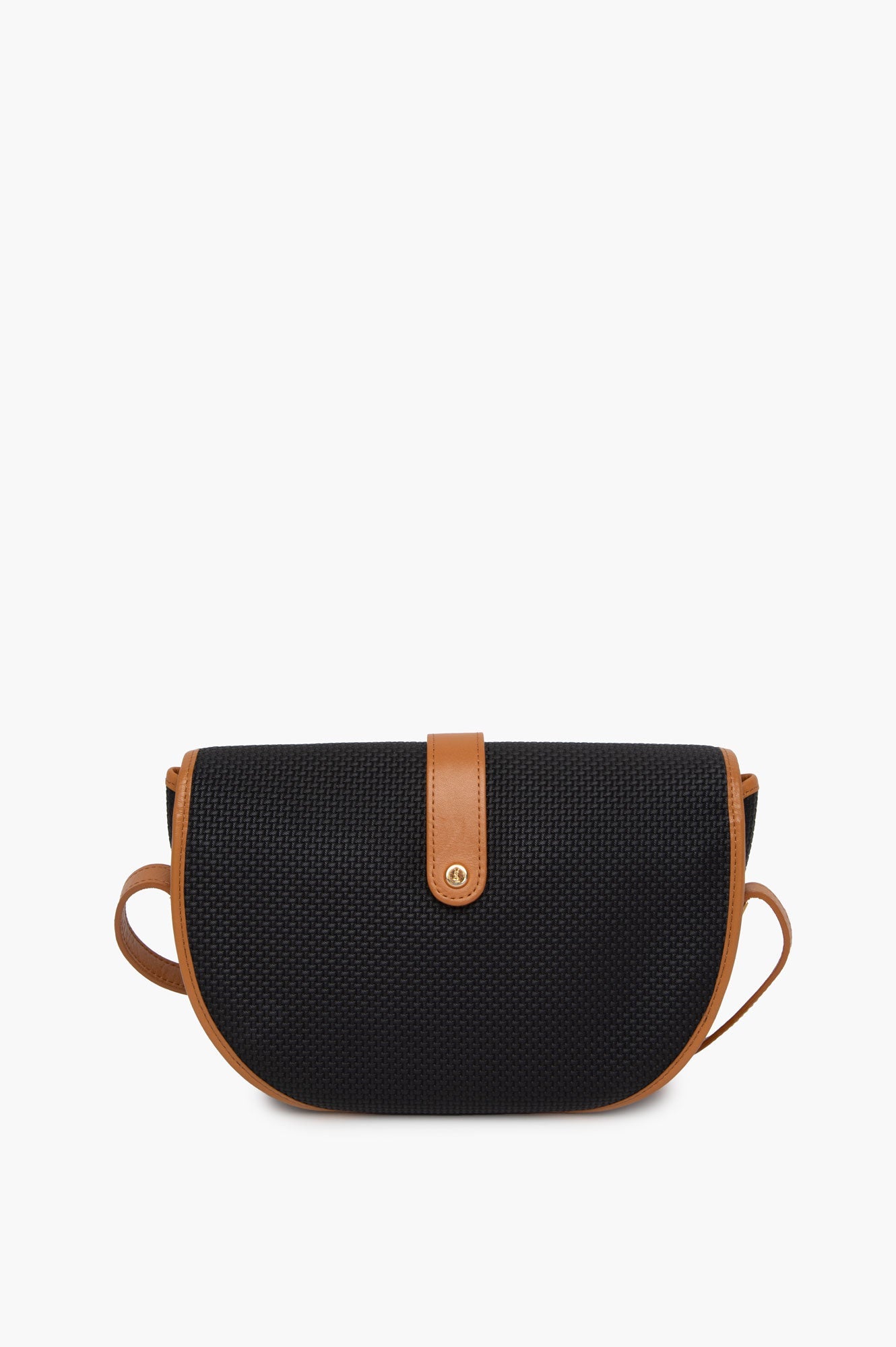 Saint Laurent Black Medium Coated Canvas Bag