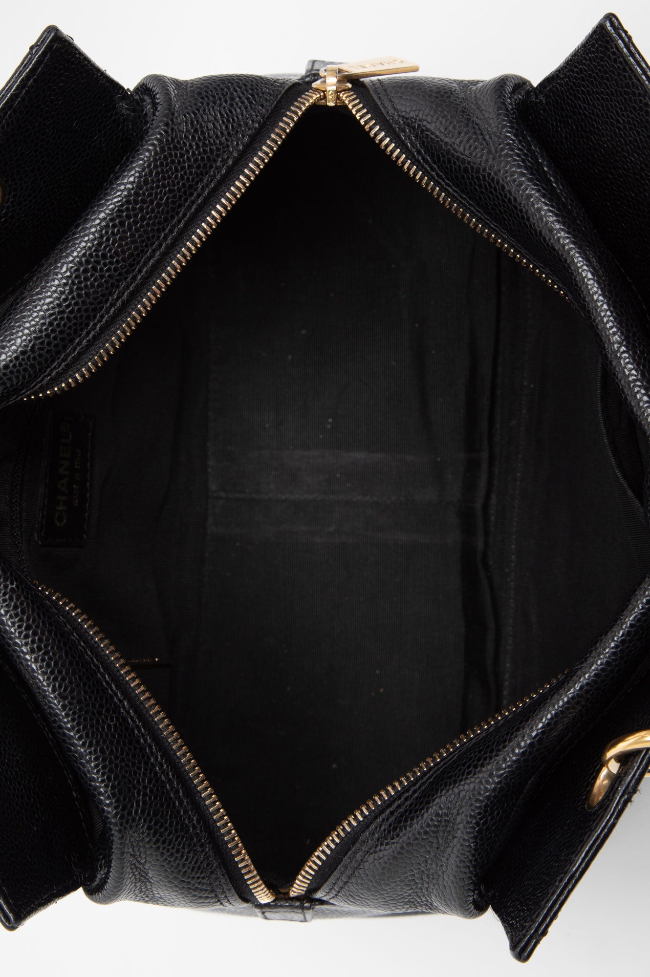 Chanel Black Petite Timeless Tote Shoulder Bag