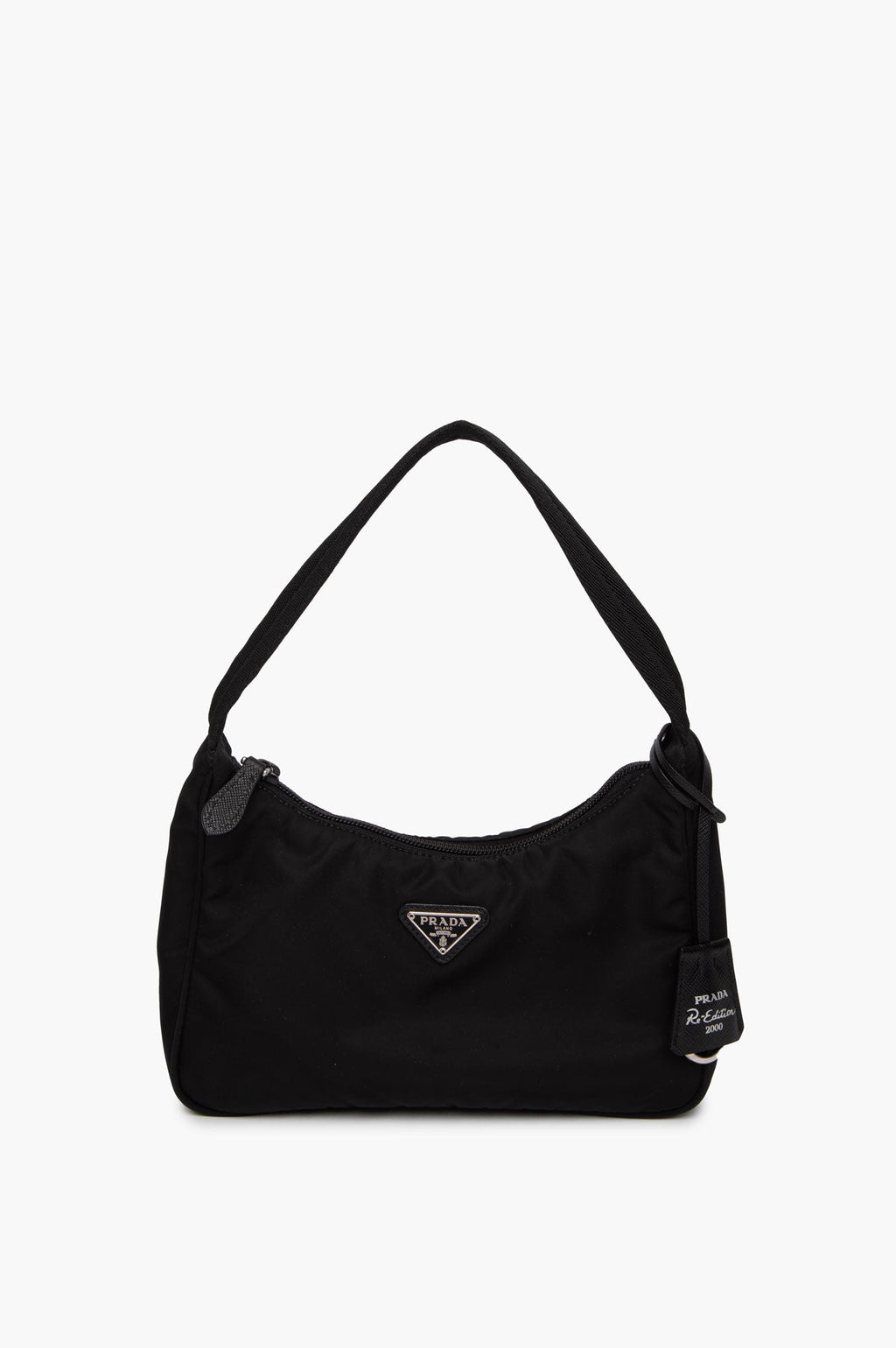 Prada Black Re-Edition 2000 Nylon Shoulder Bag