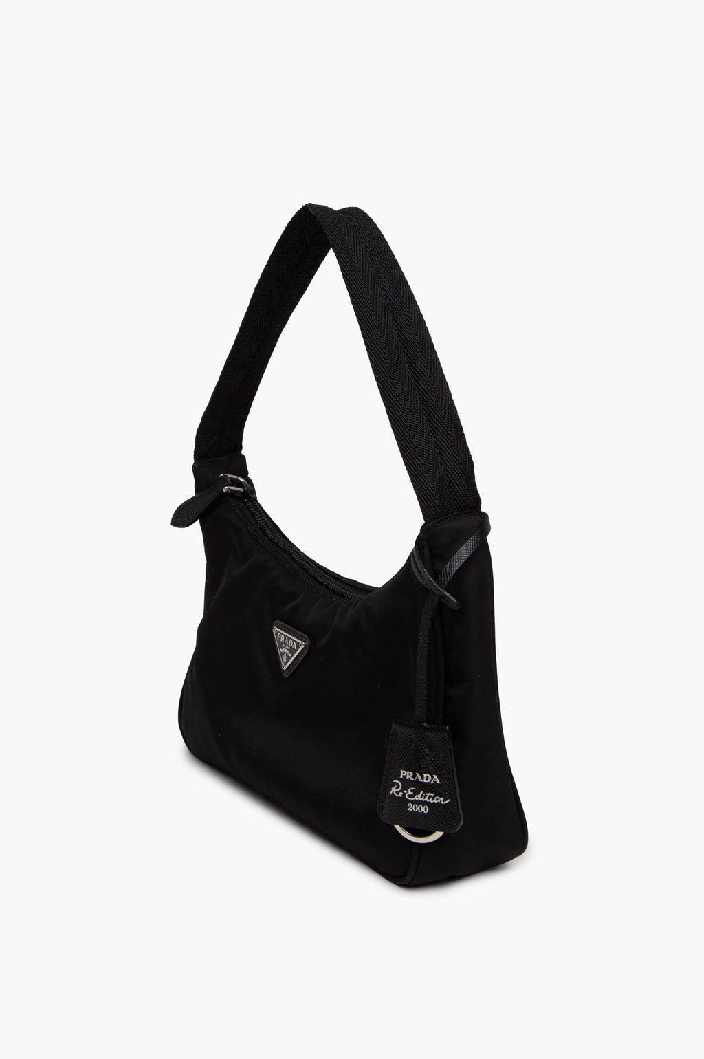 Prada Black Re-Edition 2000 Nylon Shoulder Bag