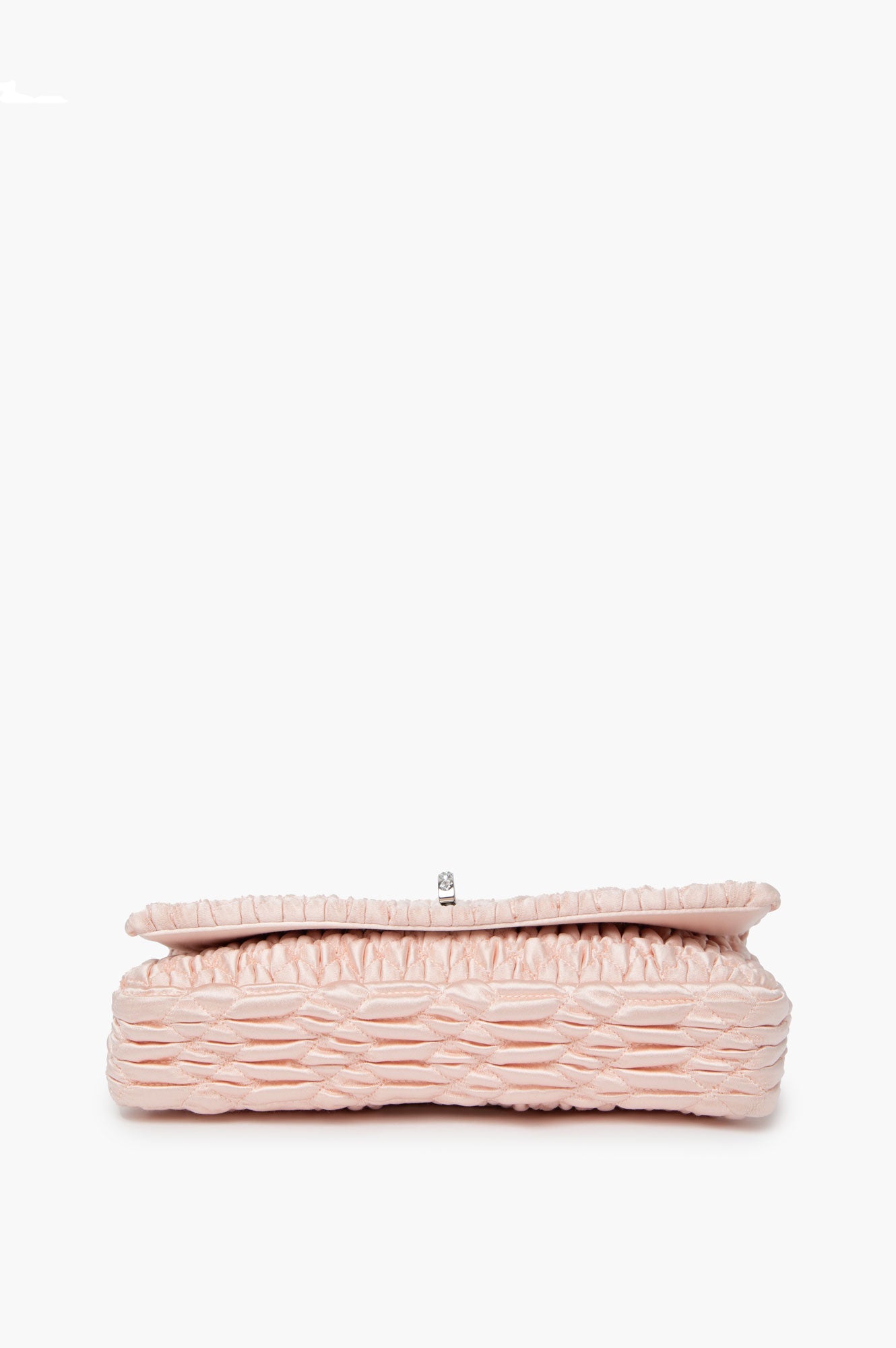 Miu Miu Pink Embellished Nappa Matelasse Crossbody Bag