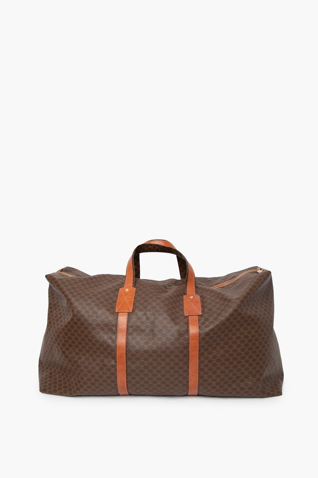 Celine Vintage Macadam Travel Duffle Bag Size 60