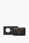 Chanel Black Caviar Leather Wallet On Chain Bag