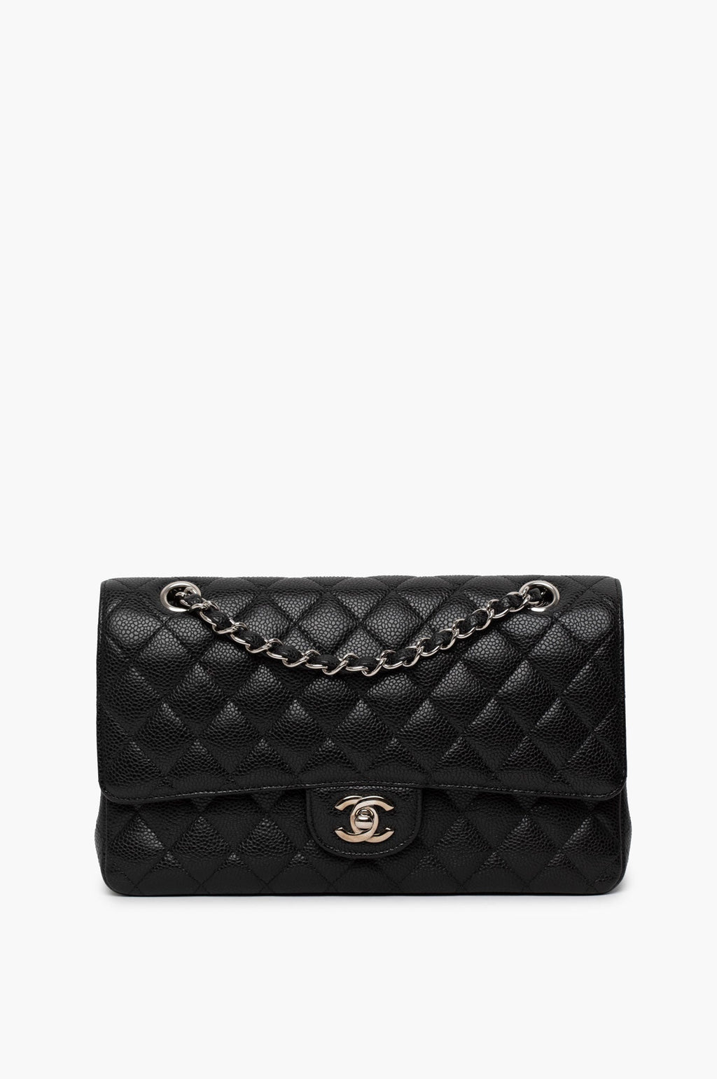 Chanel 2011 Medium Black Caviar Classic Flap Bag