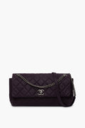 Chanel Purple Medium Pearly Flap Bag
