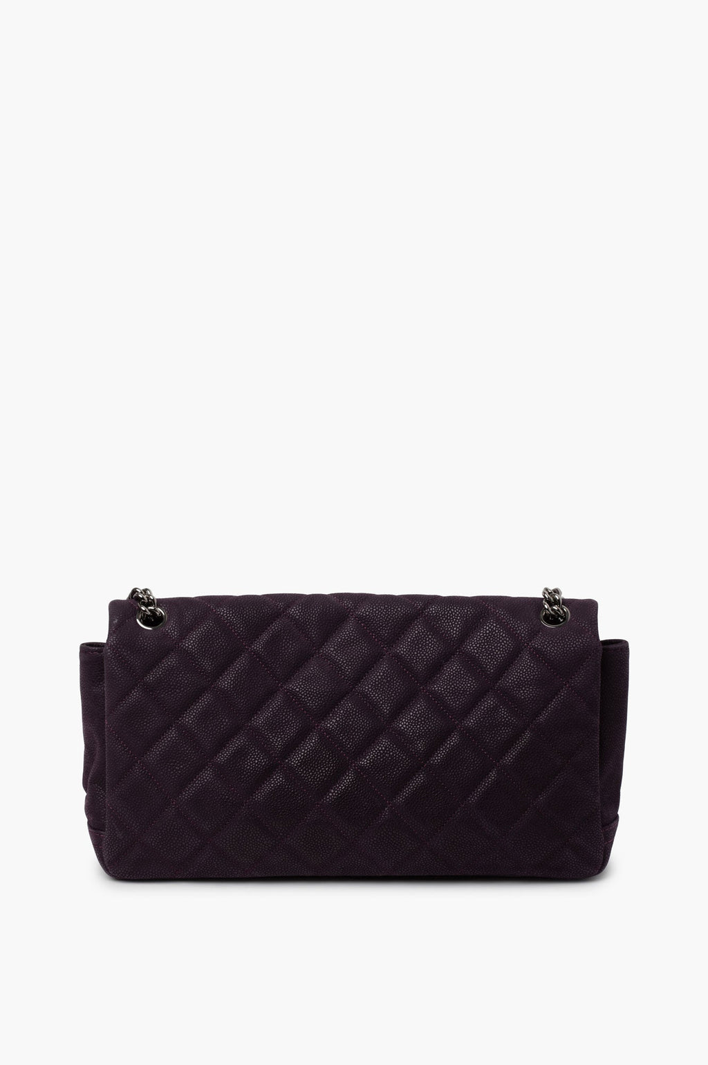 Chanel Purple Medium Pearly Flap Bag