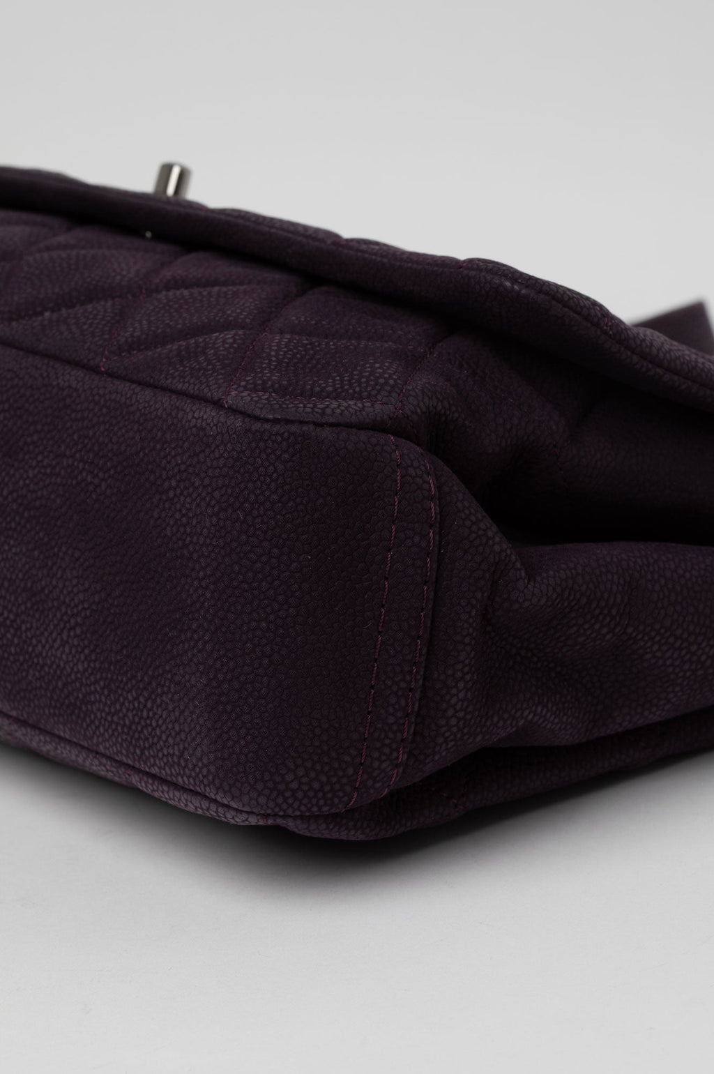 Chanel Purple Medium Pearly Flap Bag