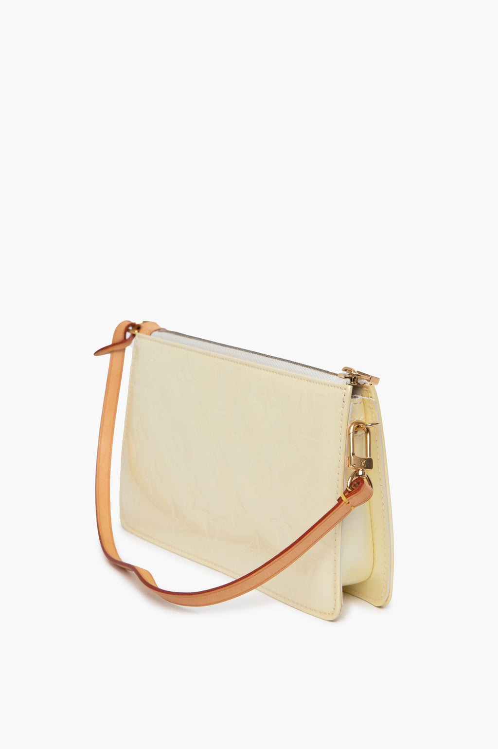 Louis Vuitton Yellow Monogram Patent Vernis Lexington Bag