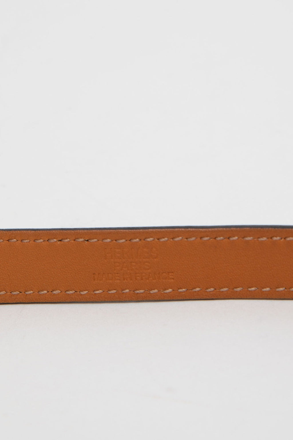 Hermes Black Kelly Leather GHW Necklace