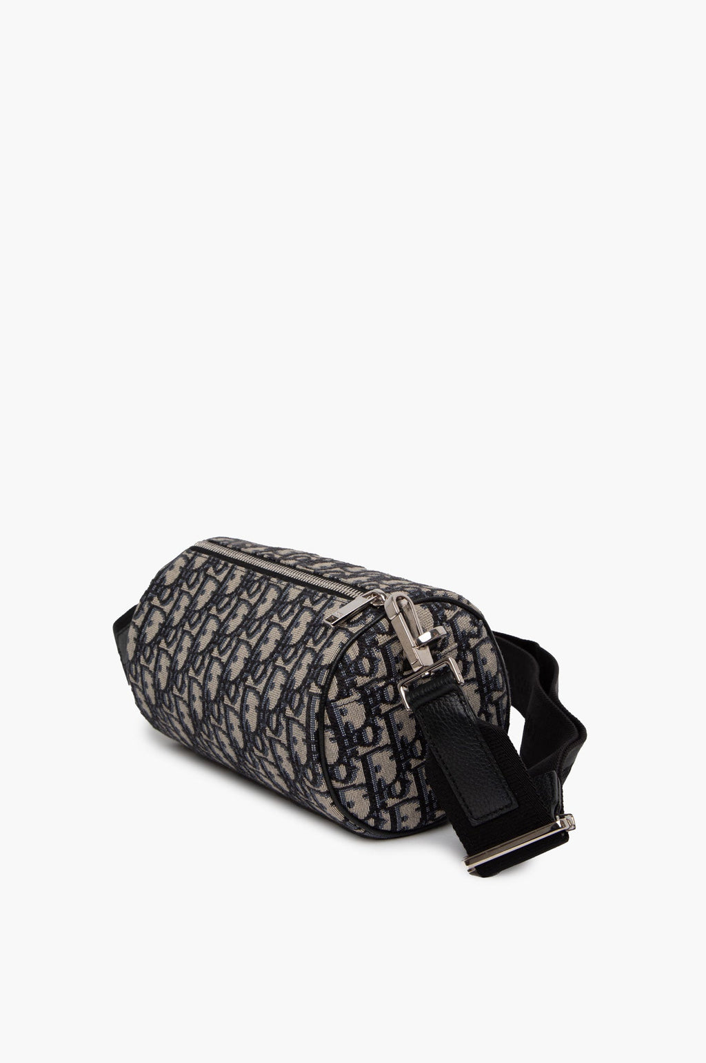 Christian Dior Navy Blue Oblique Roller Bag