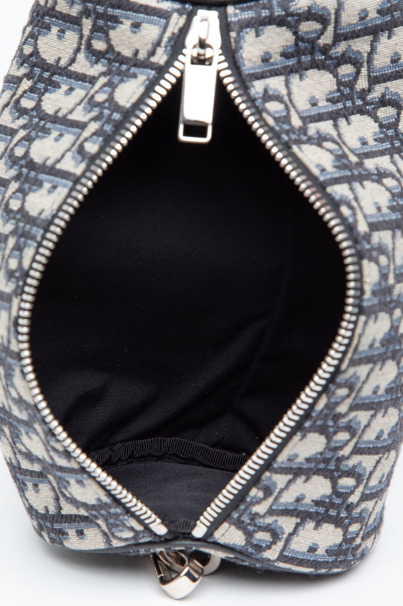 Christian Dior Navy Blue Oblique Roller Bag