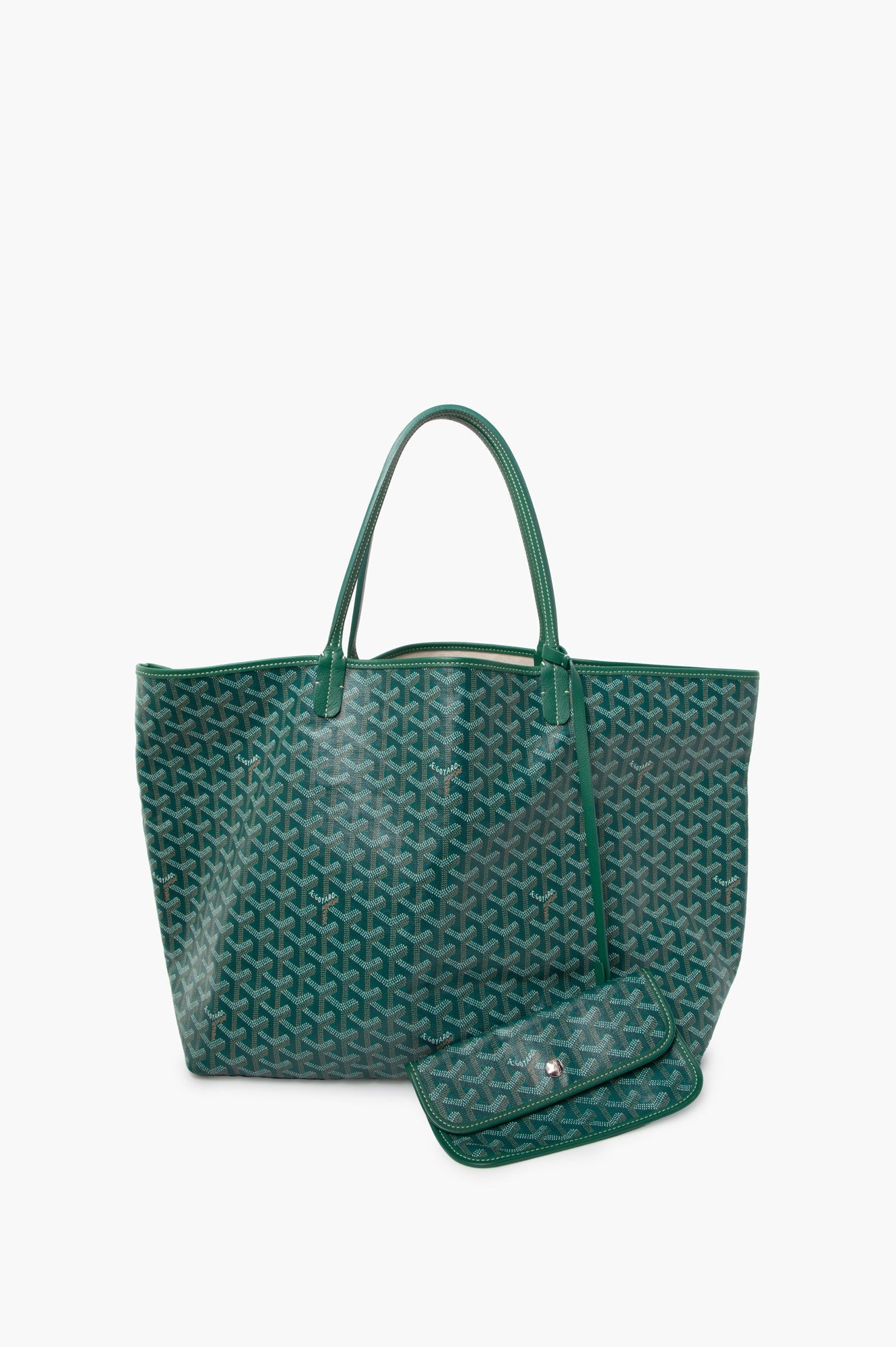 Goyard St Louis Green GM with Pouch
