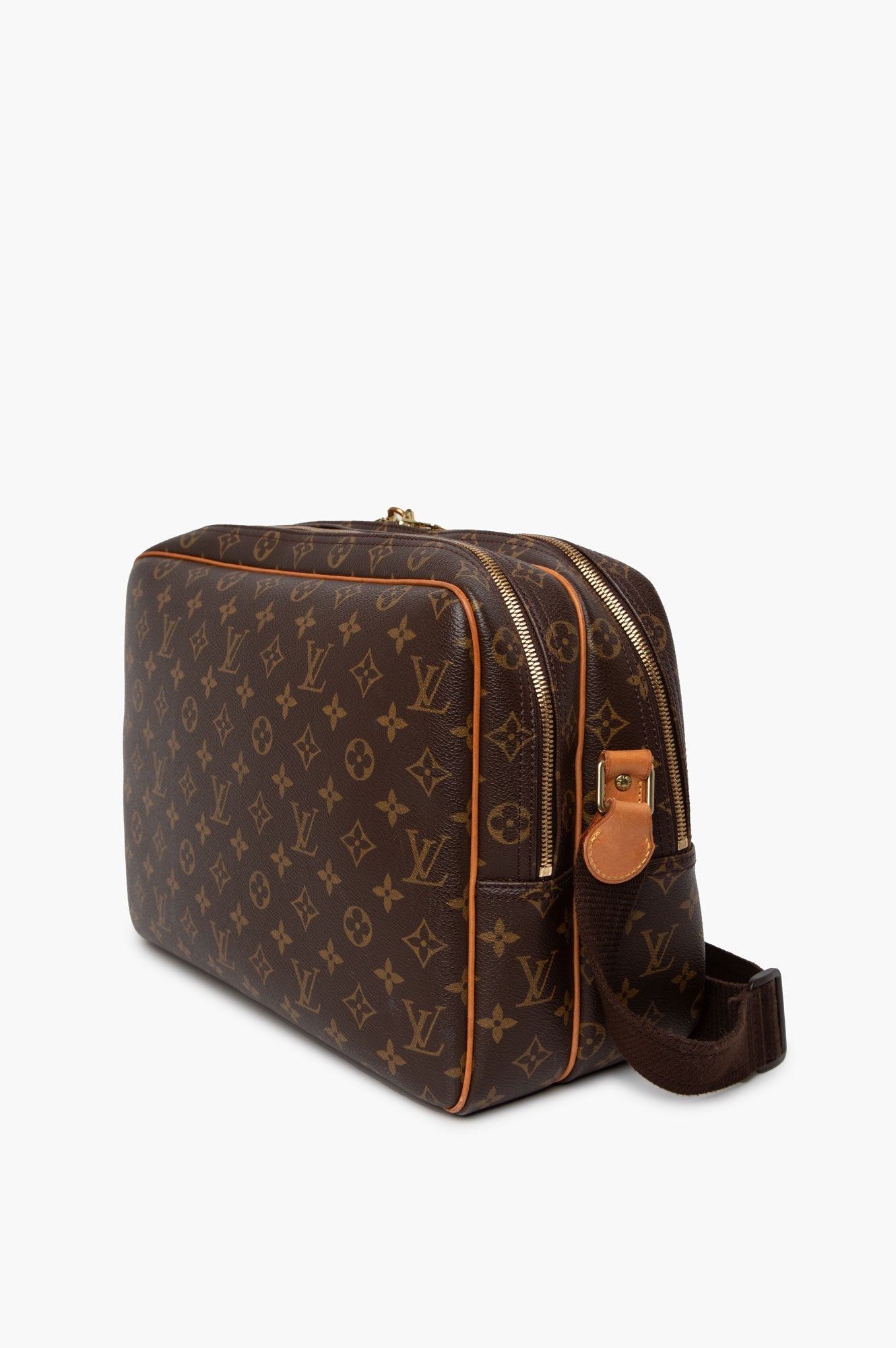 Louis Vuitton Brown Monogram Reporter GM Bag