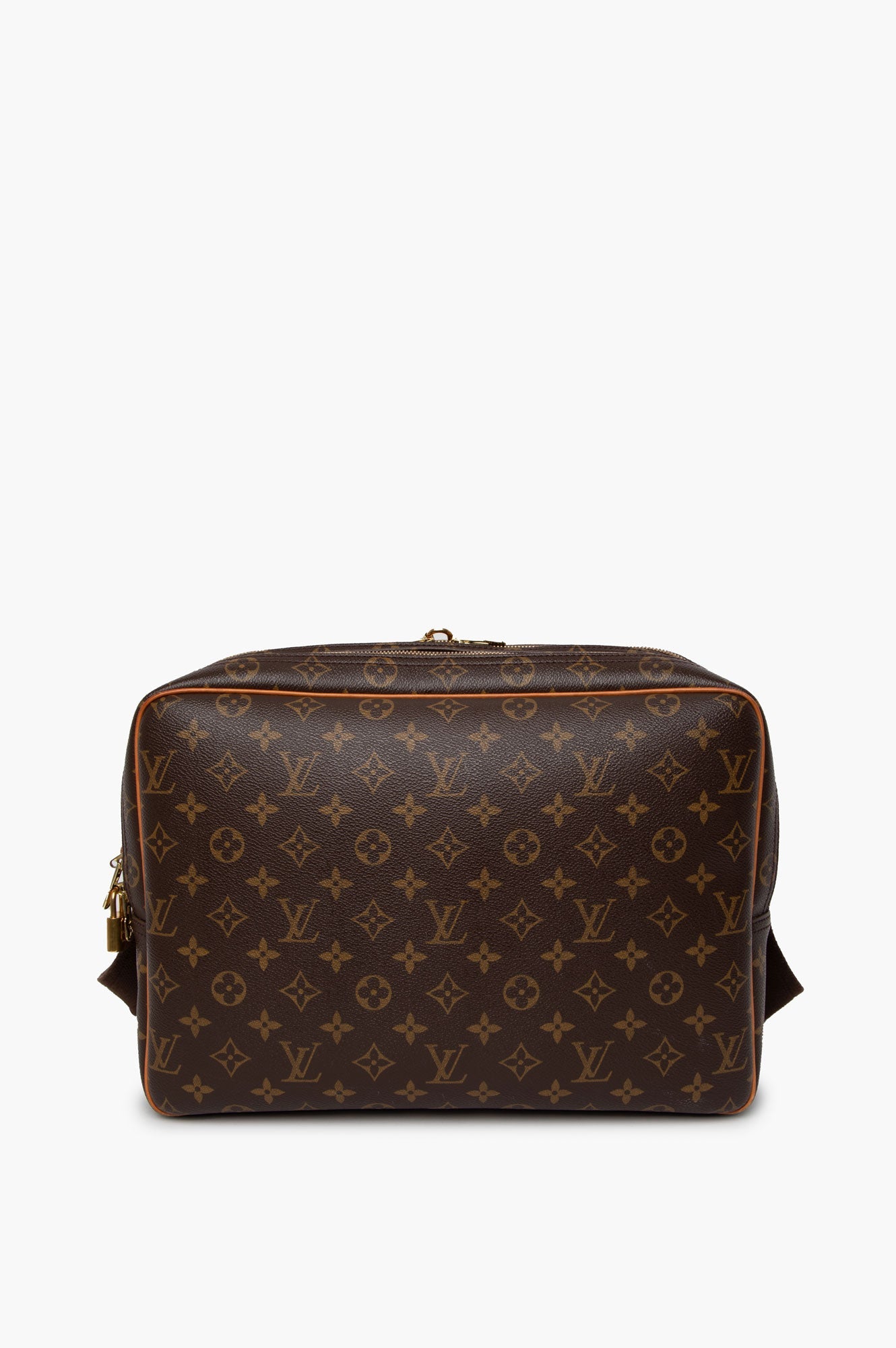 Louis Vuitton Brown Monogram Reporter GM Bag