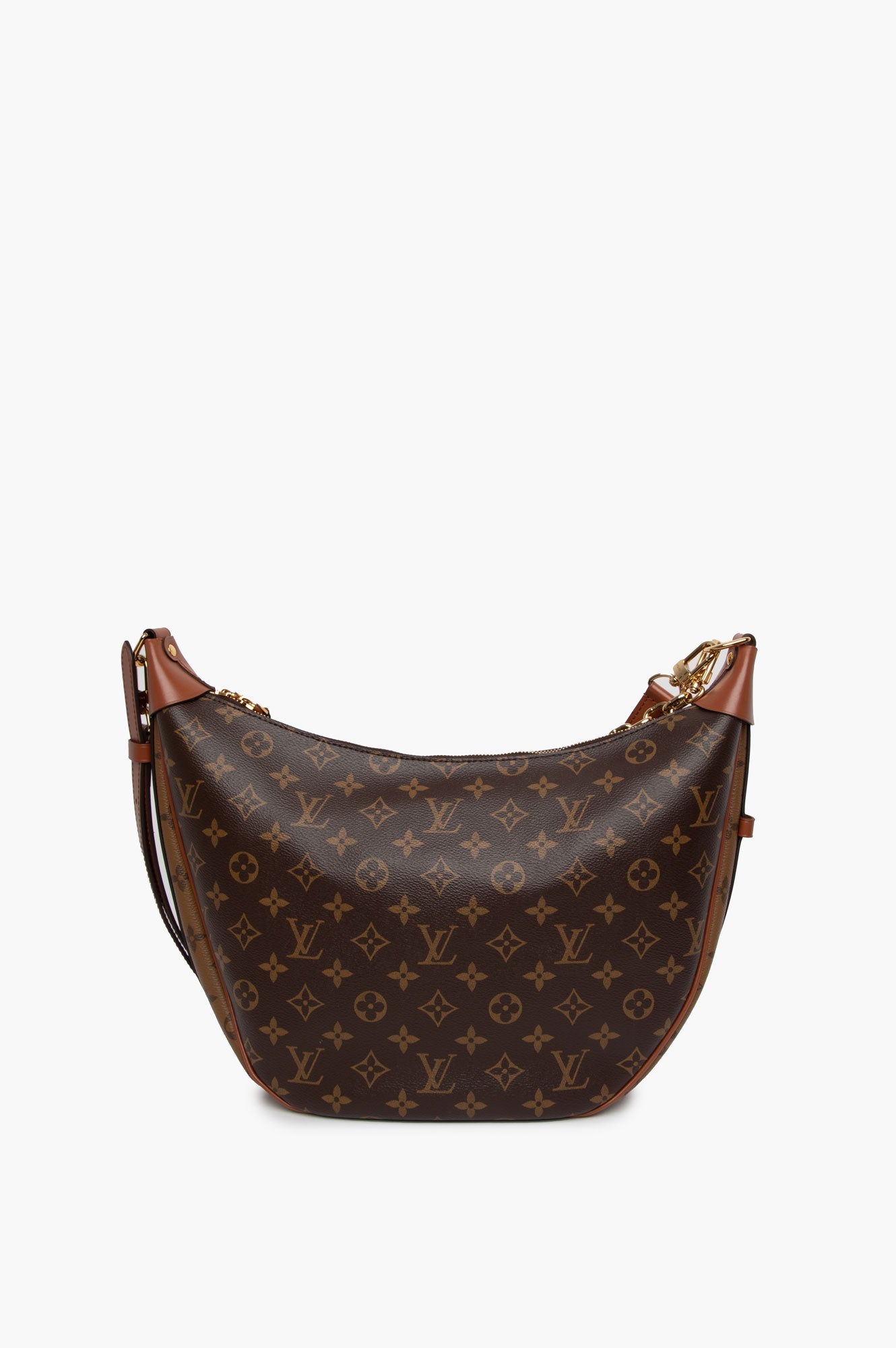 Louis Vuitton Brown Mongram Loop Hobo Bag