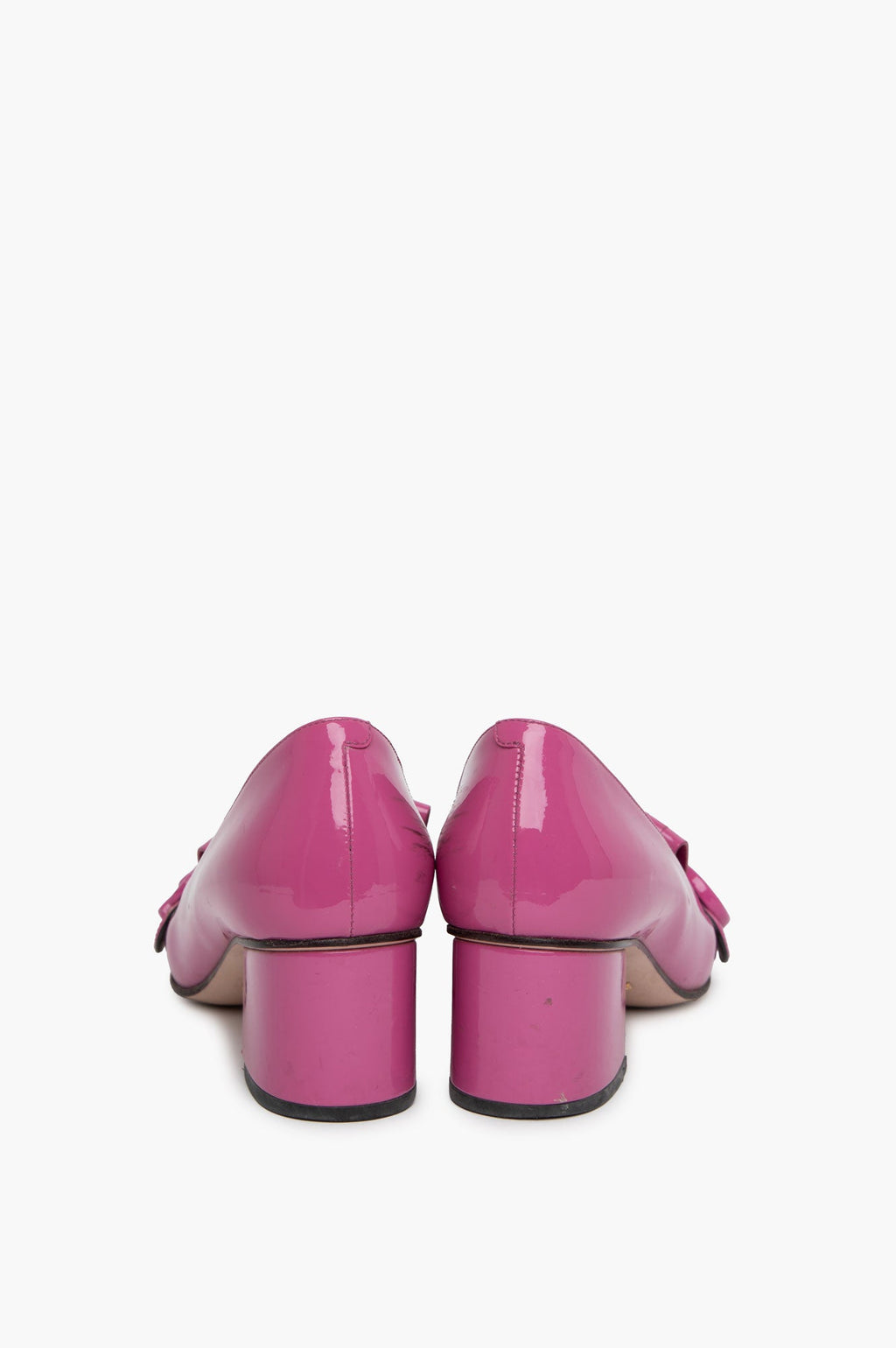Gucci Pink GG Patent Pump Size 37.5