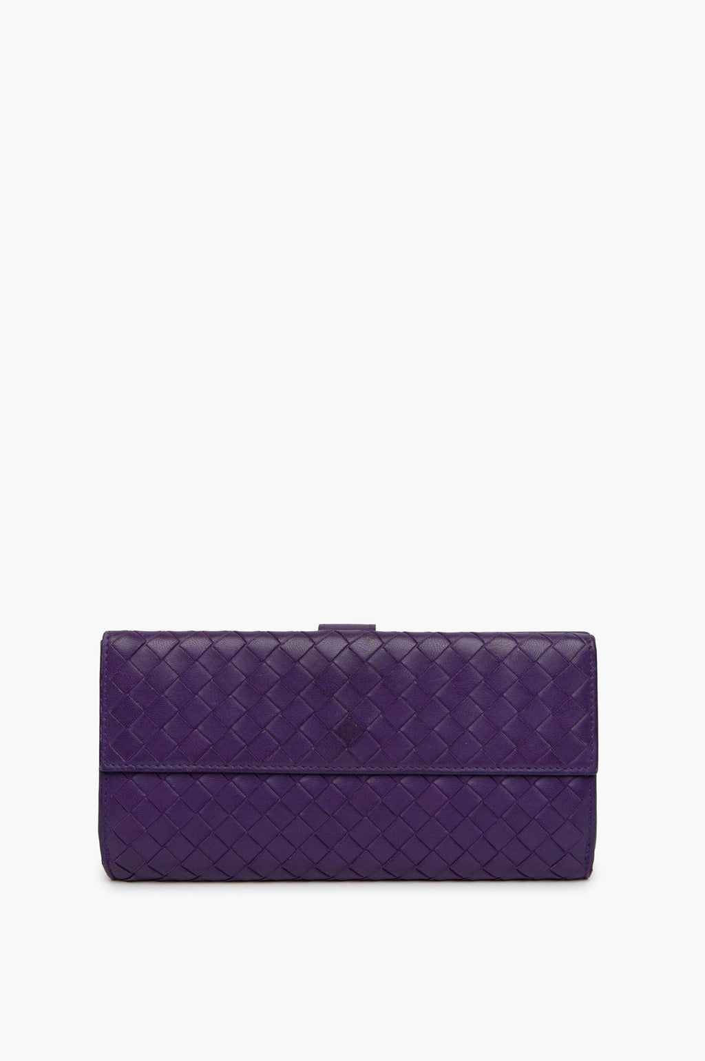 Bottega Veneta Purple Bi-Fold Wallet