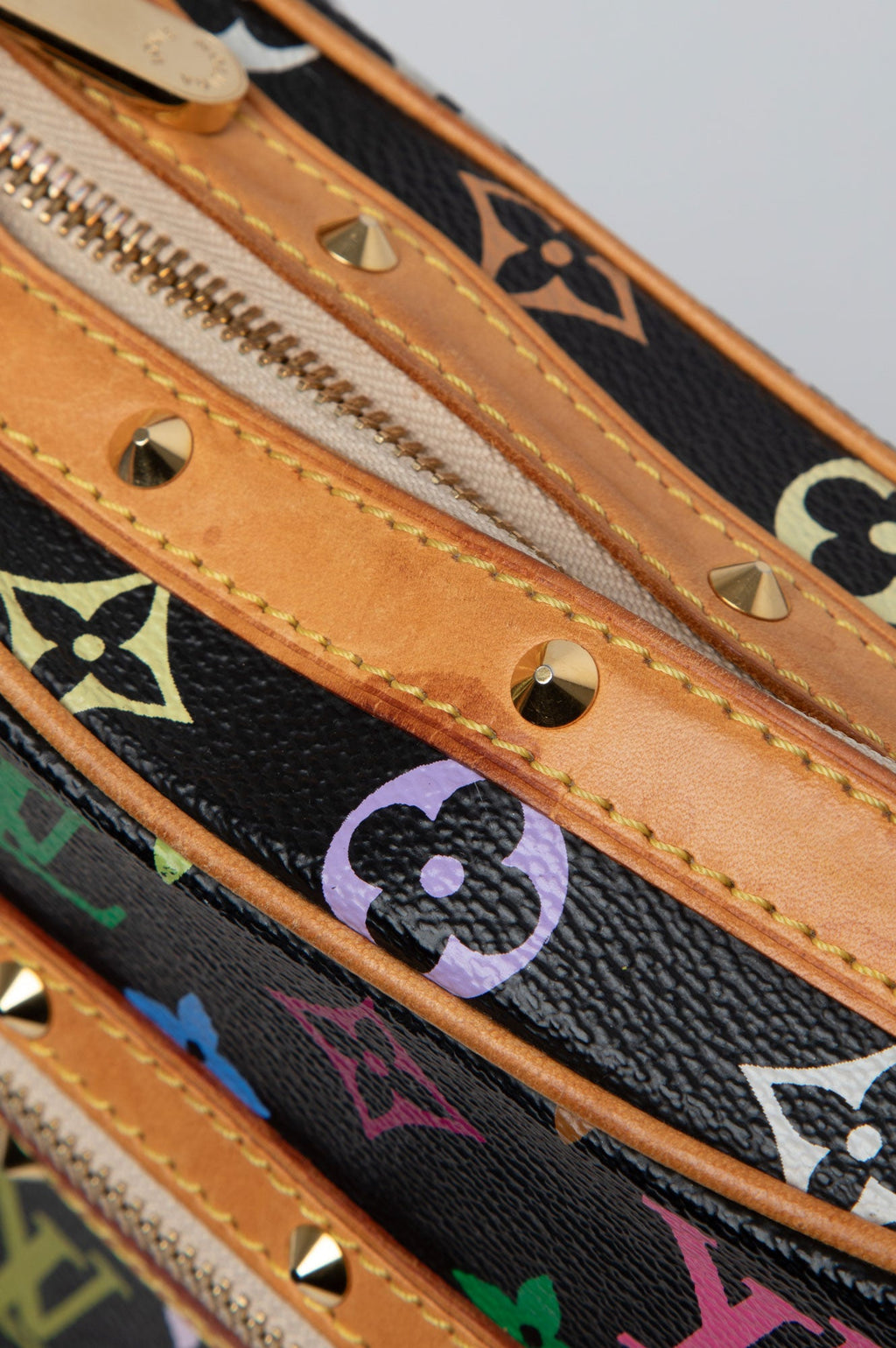 Louis Vuitton Black Multicolor Boulonge Bag
