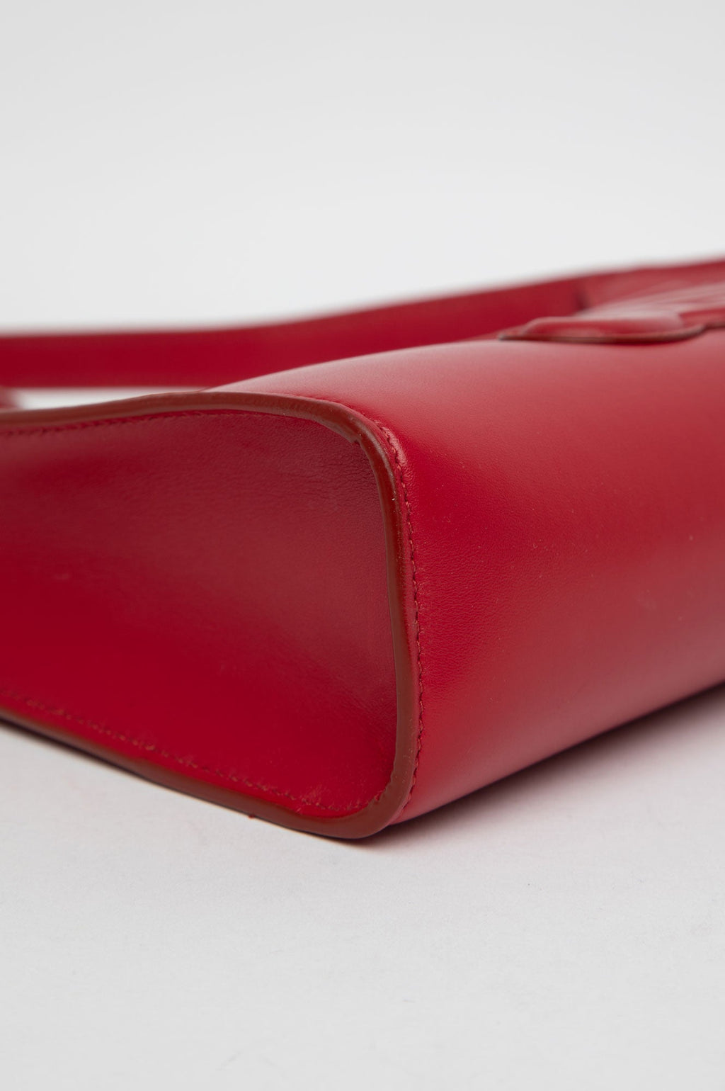Celine Red Triomphe leather Shoulder Bag