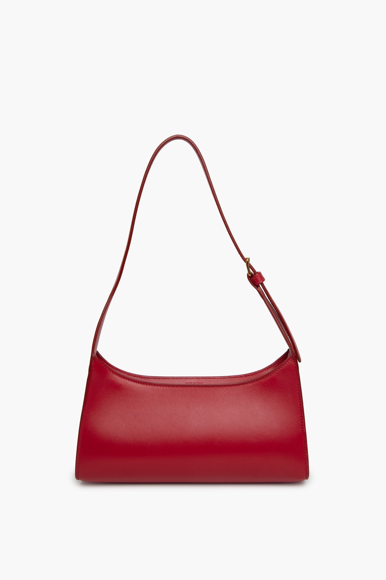 Celine Red Triomphe leather Shoulder Bag