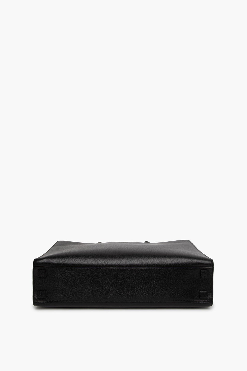 Gucci Black Bamboo Leather Tote Bag