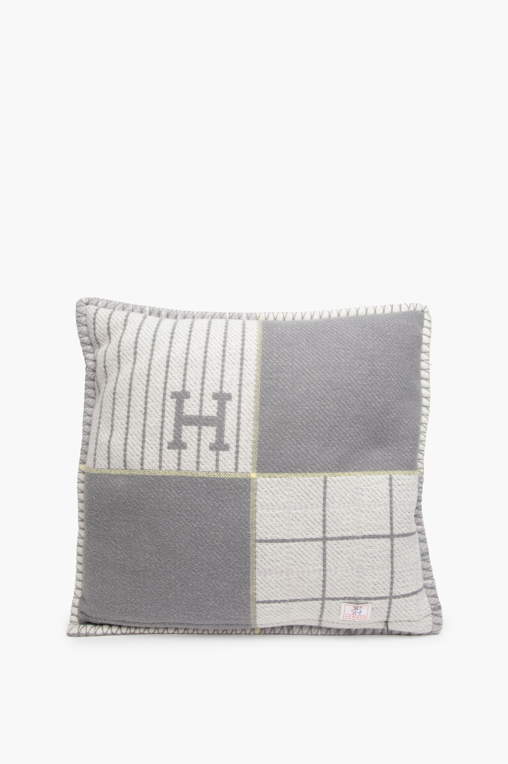 Hermes Grey Avalon Baby Pillow