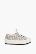 Christian Dior Grey Walk'n Dior Oblique Sneakers Size 36.5