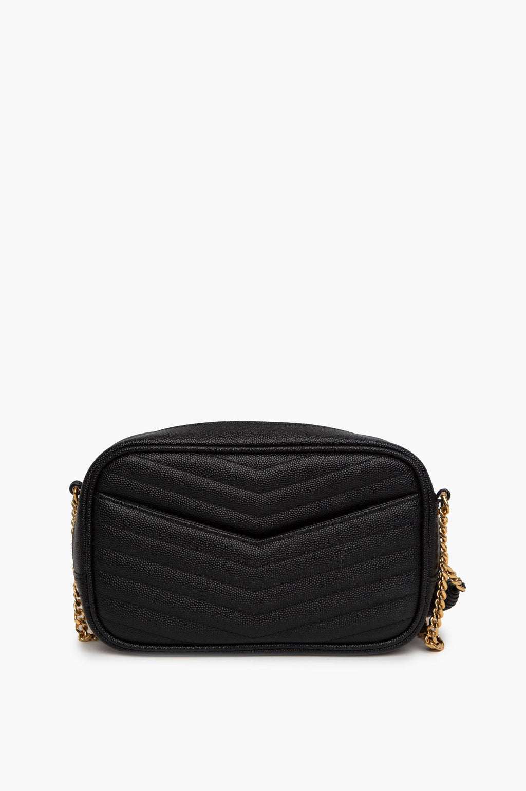 Saint Laurent Black Quilted Camera Bag