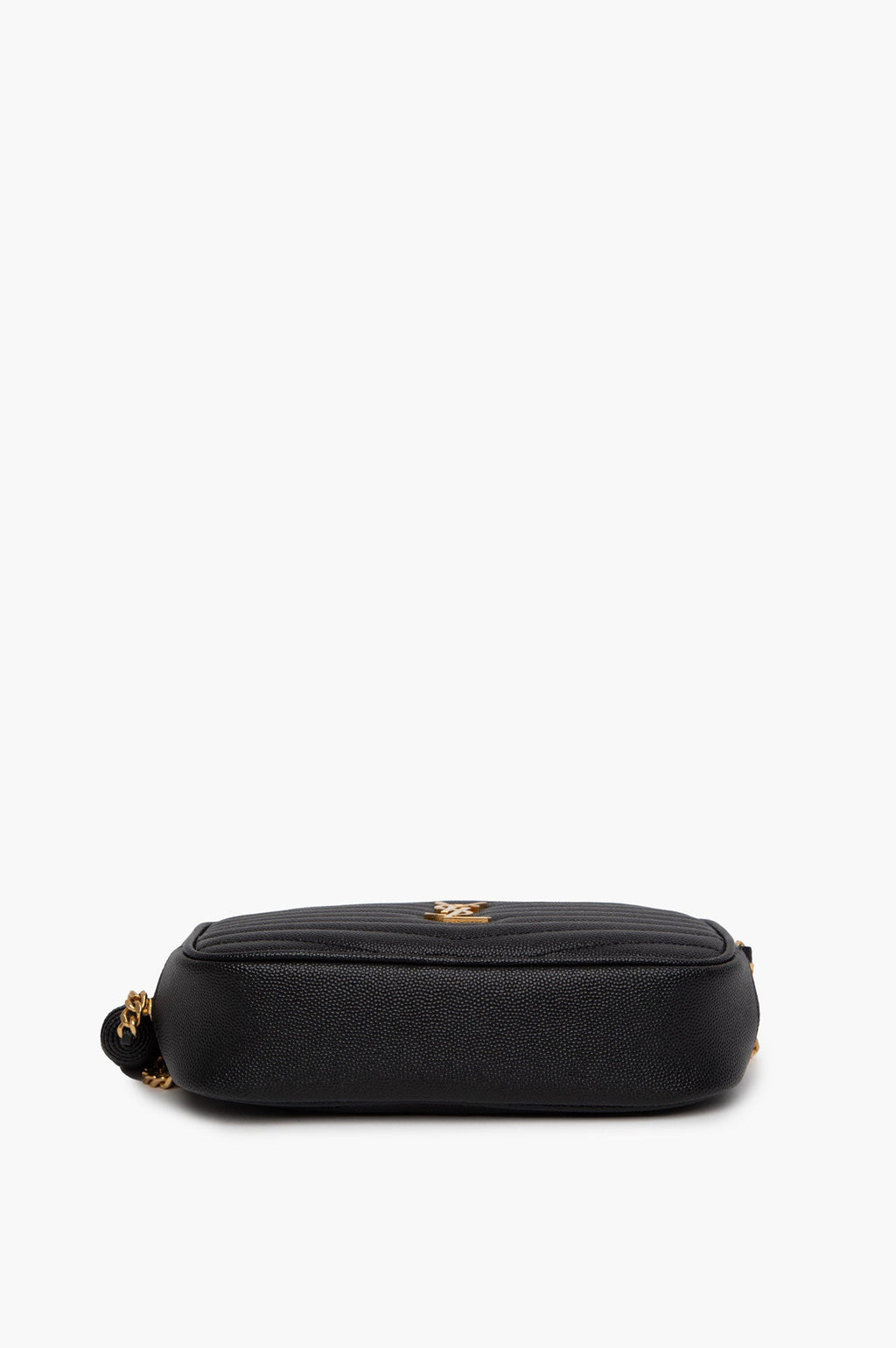 Saint Laurent Black Quilted Camera Bag