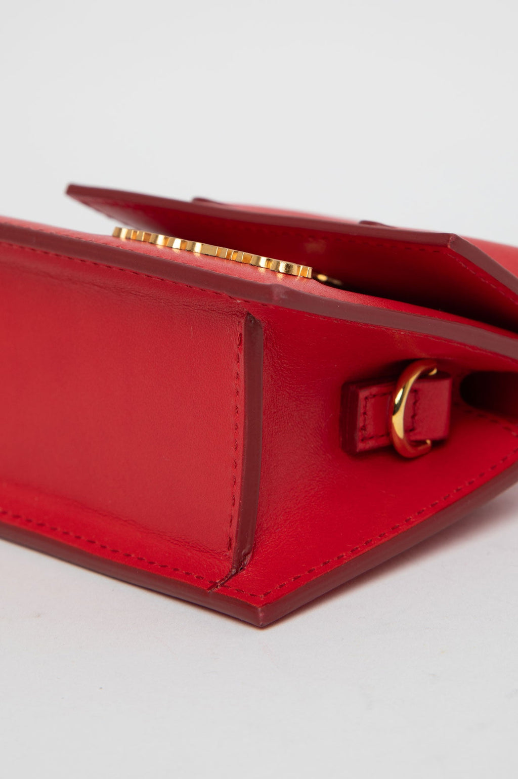 Jacquemus Red Le Chiquito Mini Bag With Strap