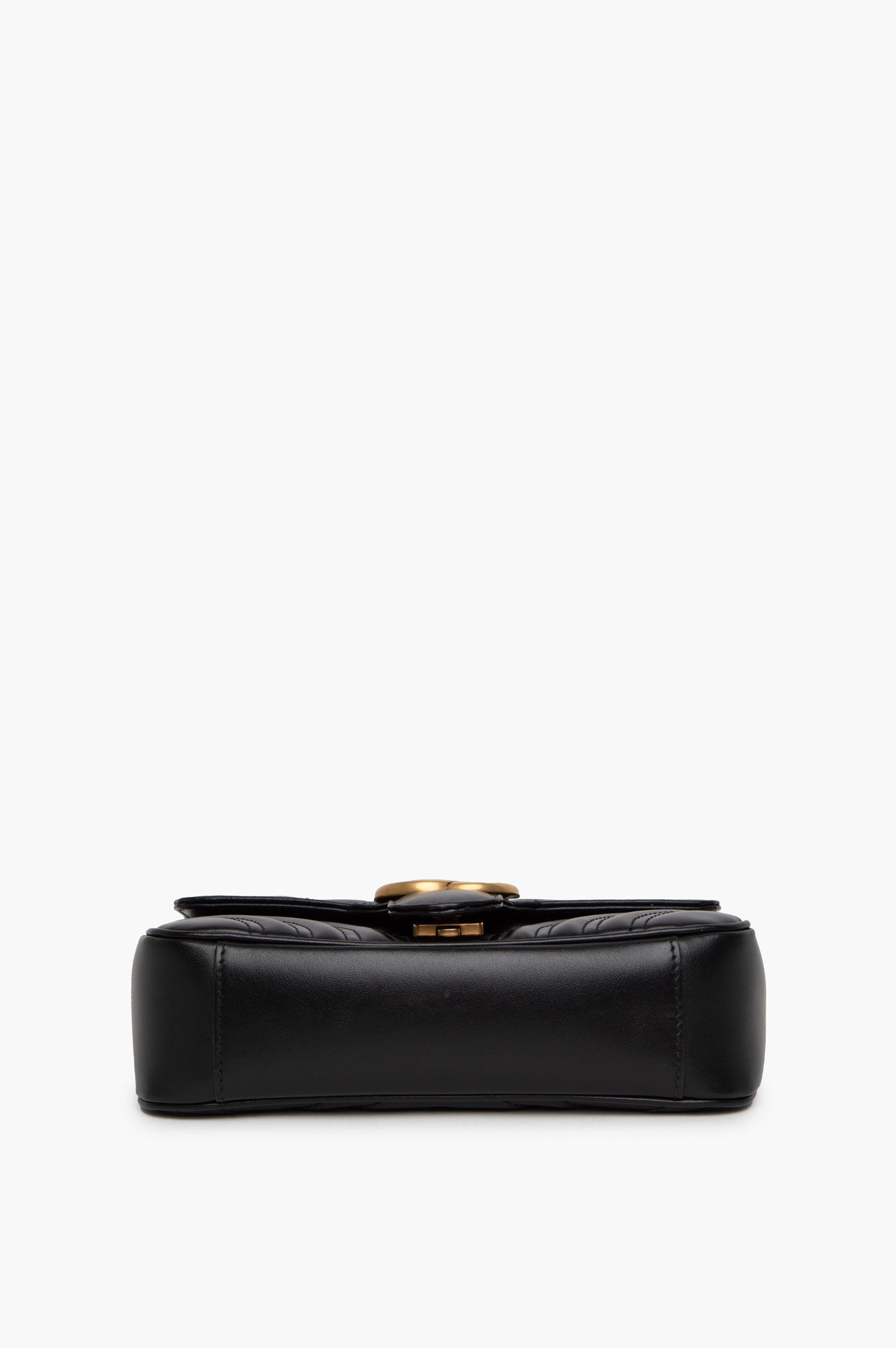 Gucci Black GG Marmont Mini Shoulder Bag