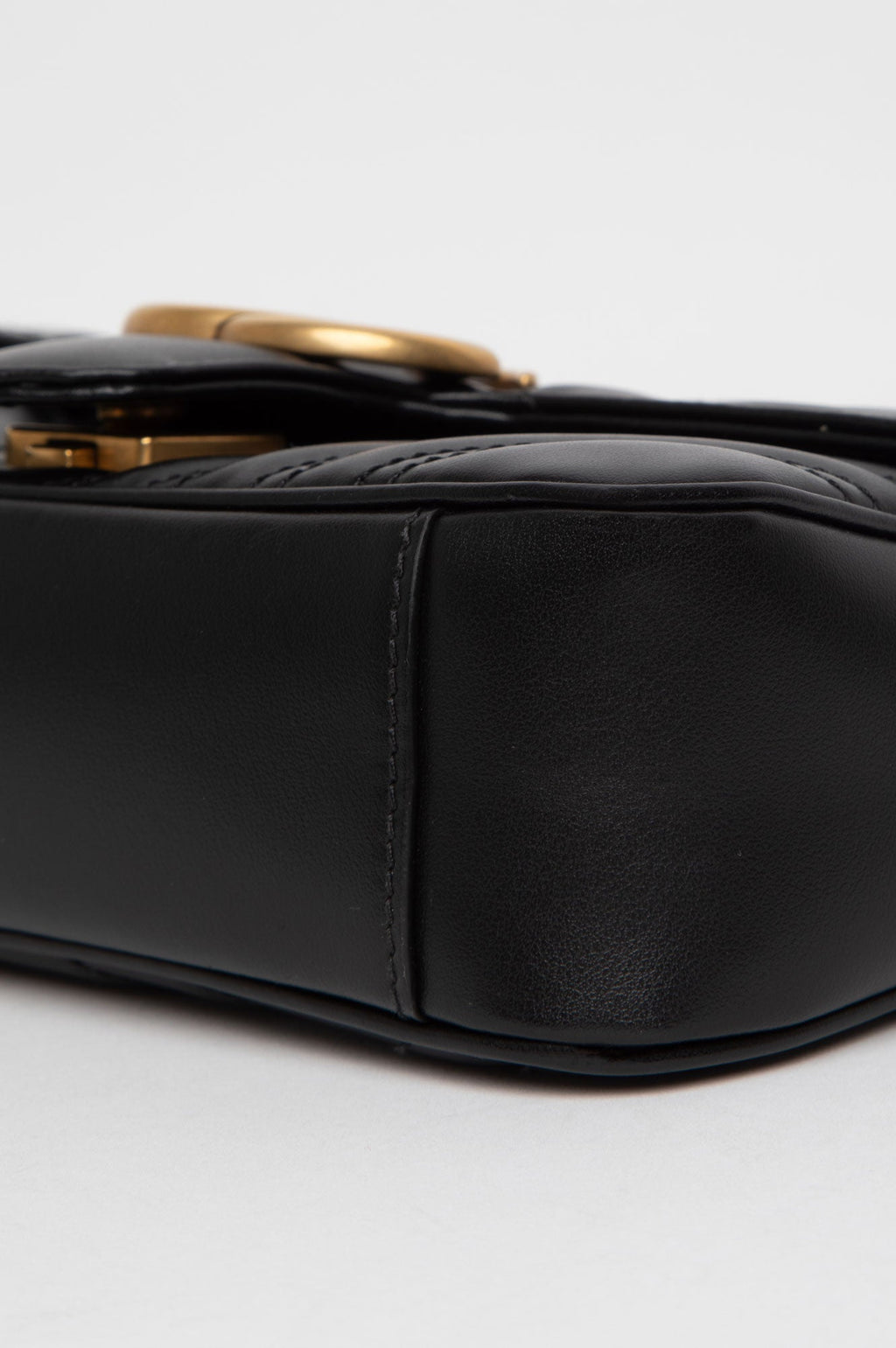 Gucci Black GG Marmont Mini Shoulder Bag
