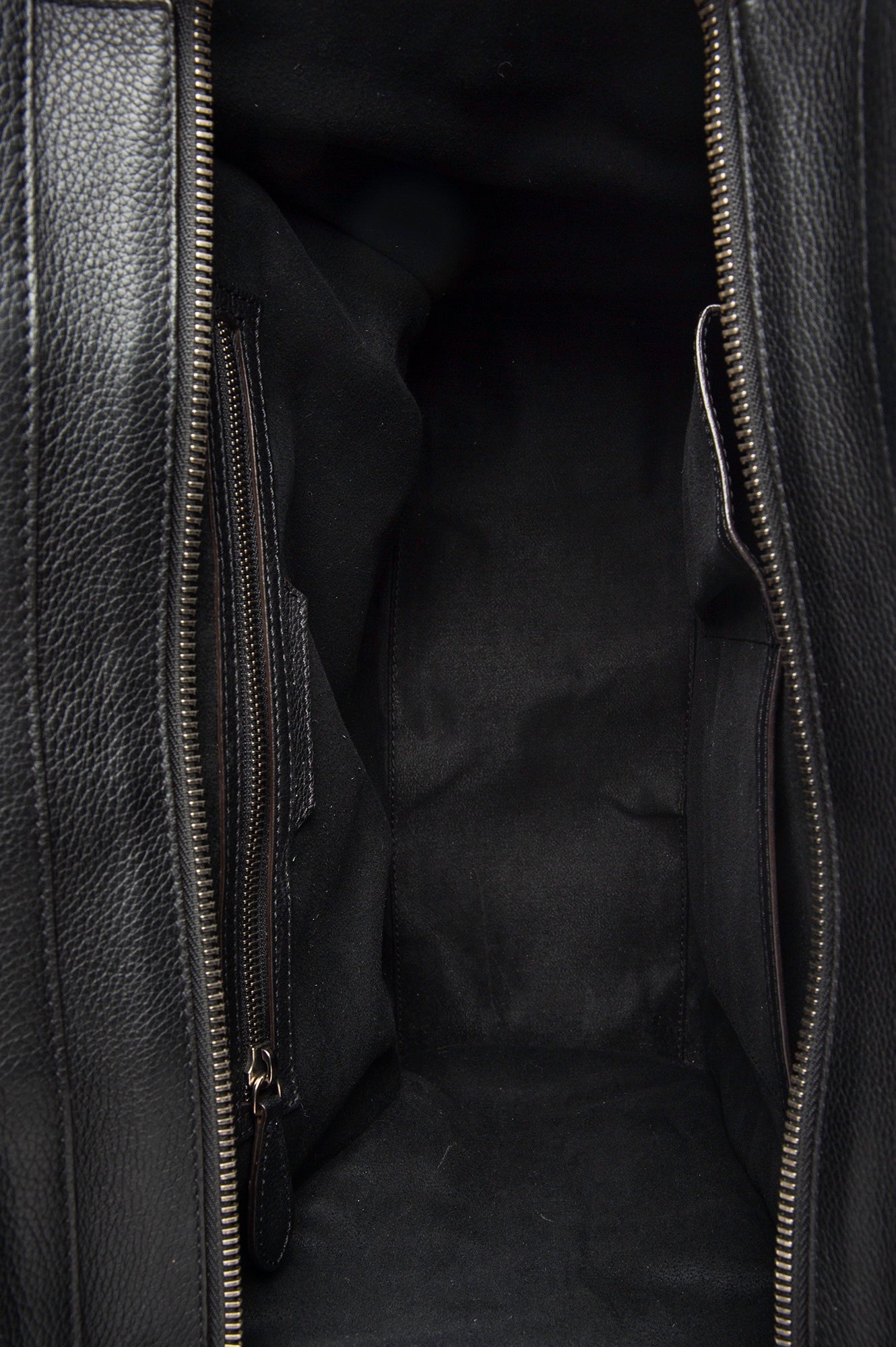 Celine Large Black Leather Luggage Tote