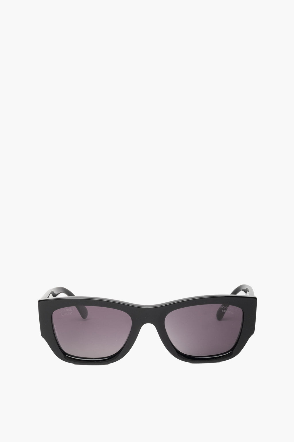 Chanel Black With Logo Sunglasses