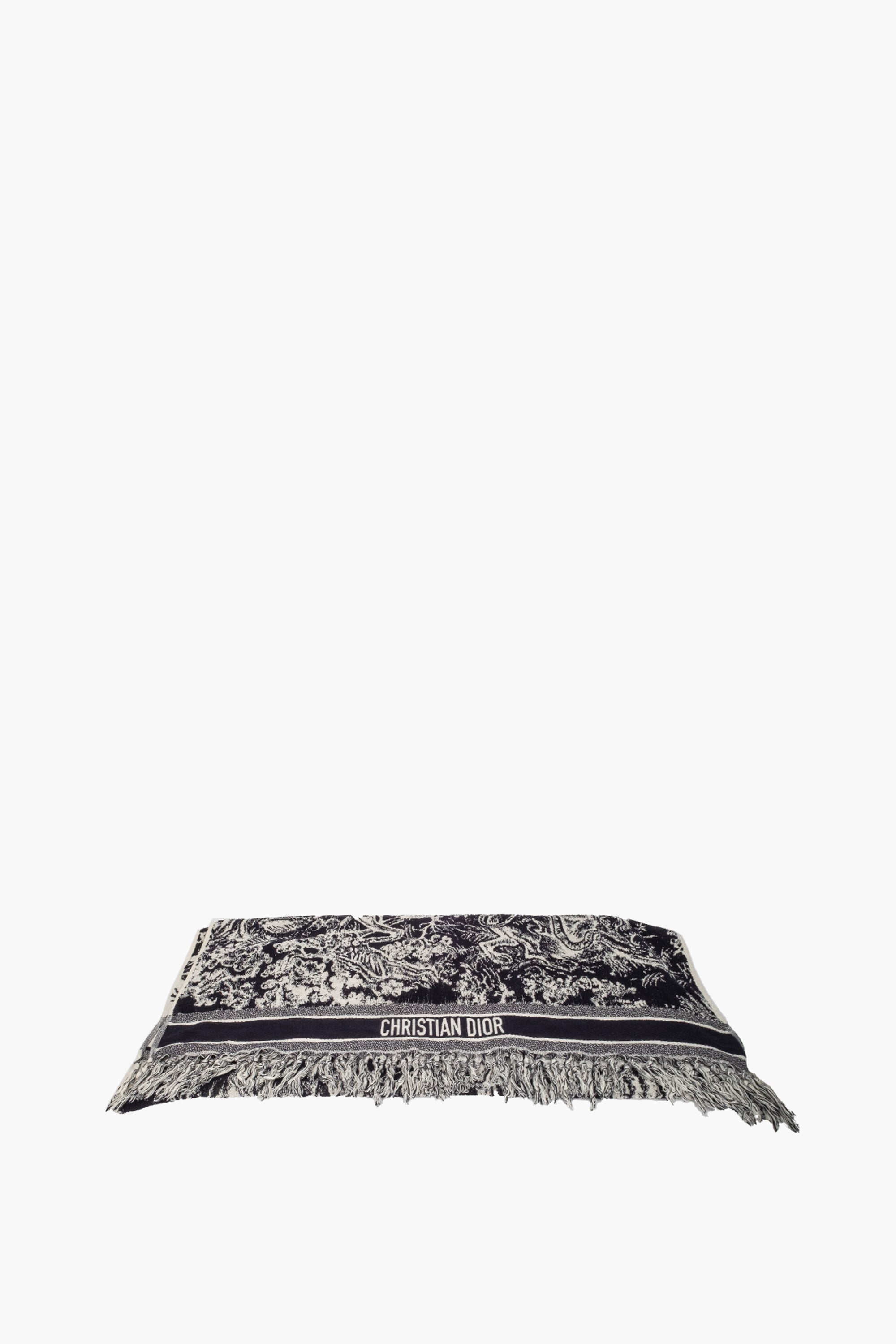 Christian Dior Blue Beach Towel