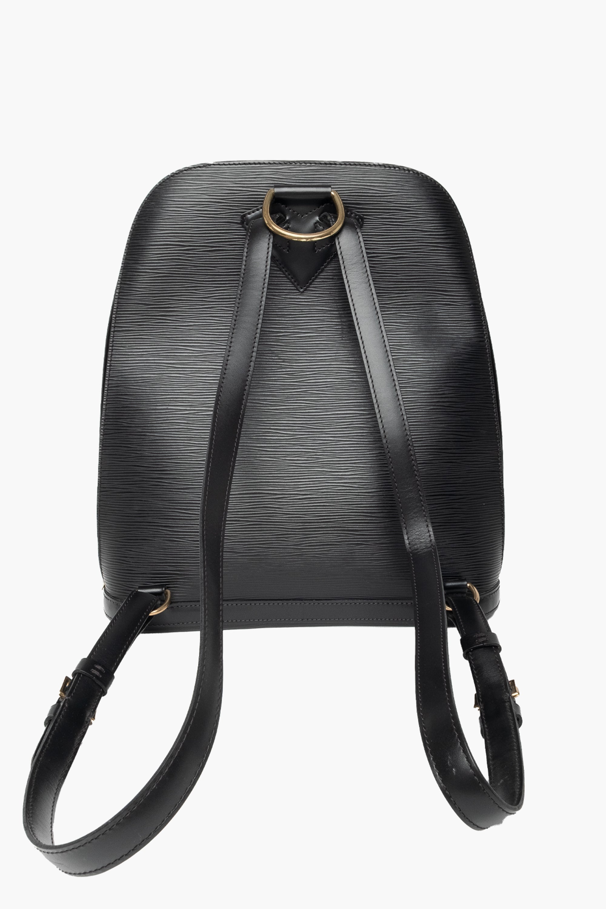 Louis Vuitton Black Epi Black Gobelin Backpack