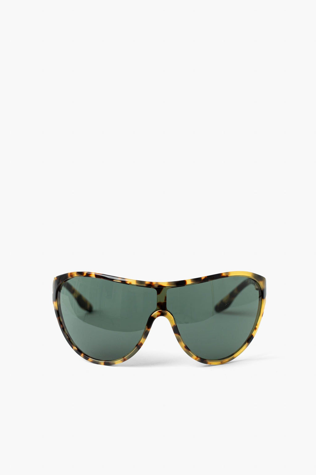 Prada Brown Wraparound Sunglasses