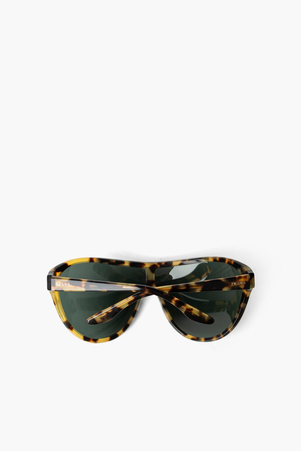 Prada Brown Wraparound Sunglasses